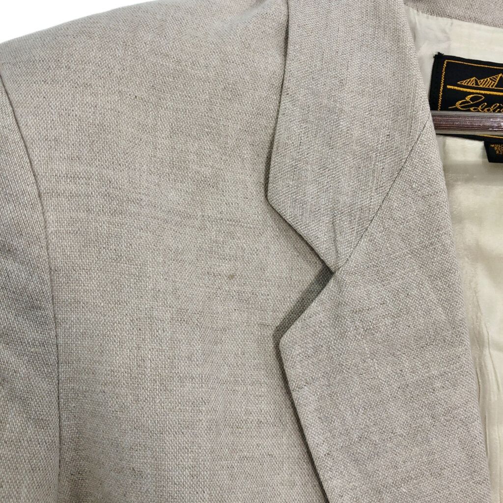 90年代 USA製 Eddie Bauer エディーバウアー リネン コットン