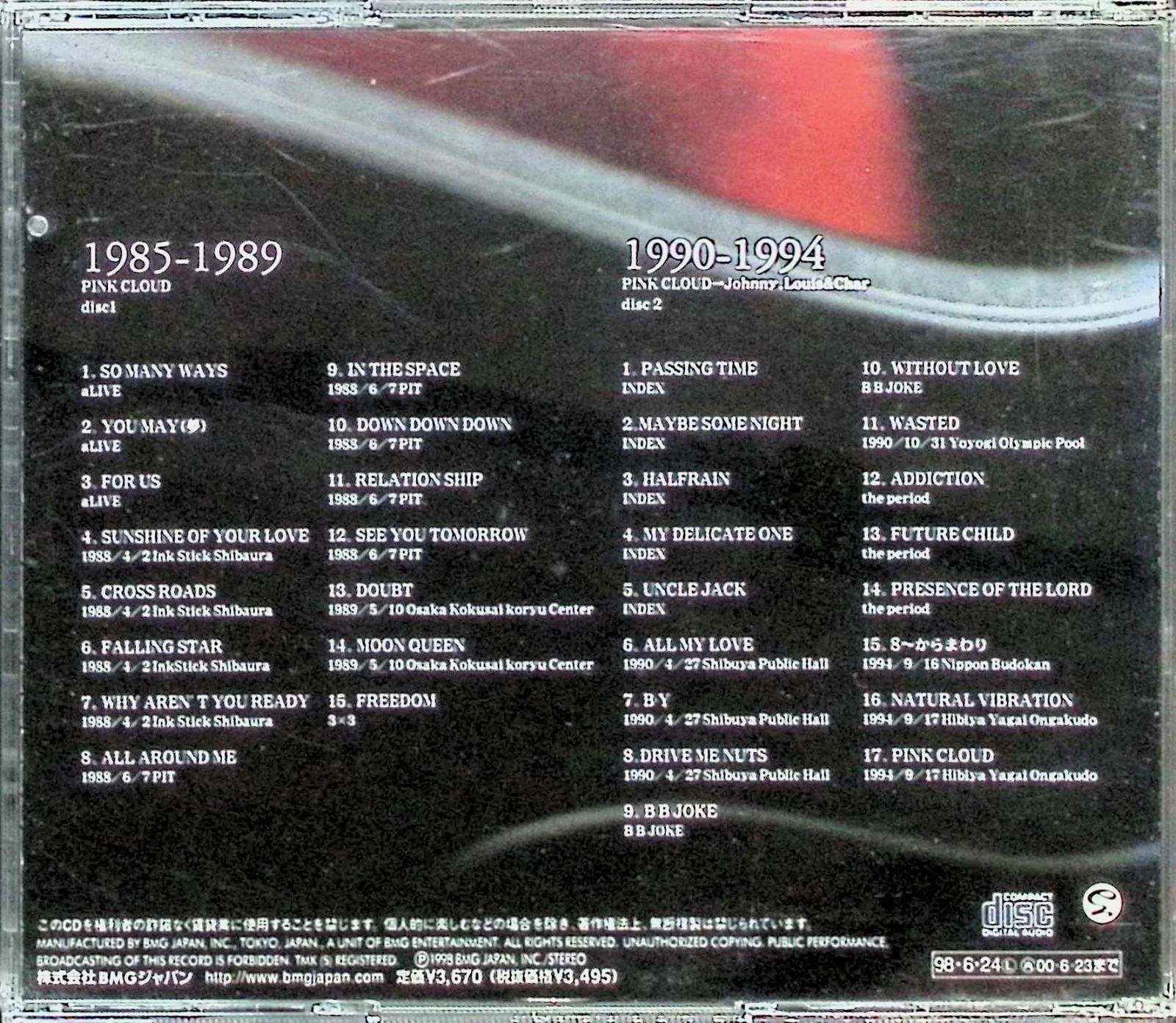 Johnny,Louis&Char since1985～1994