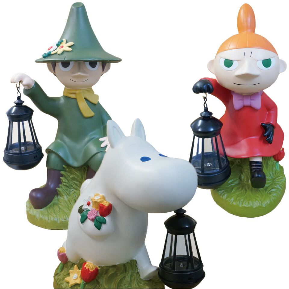 ムーミンキャラクター像 ランタン付き 約60cm ムーミンキャラクター像 ランタン付き 約60cm スナフキン ムーミン