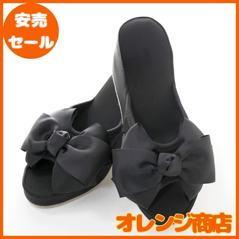 ヒールスリッパ 8cm 厚底リボンスリッパ - メルカリ