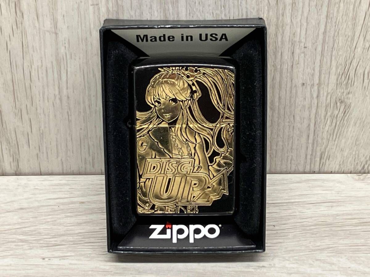 【本日限定値下】zippo ディスクアップ シンディ 希少モデル 2021年製 zippo DISC UP GOLDディスクアップ シンディ 2021年製Sammy 両面