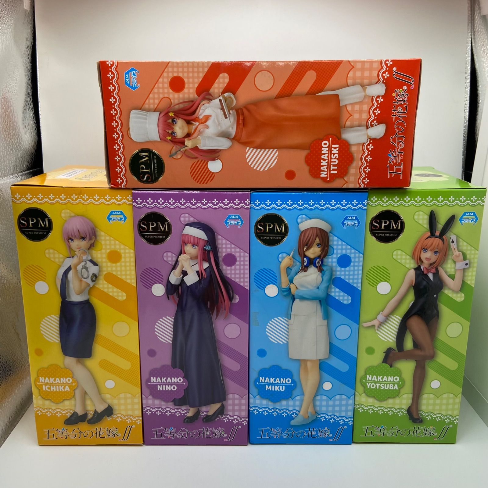 新品未開封！フィギュア 5点セット 未開封 五等分の花嫁∬ SPM フィギュア 5種セット プライズ セガ