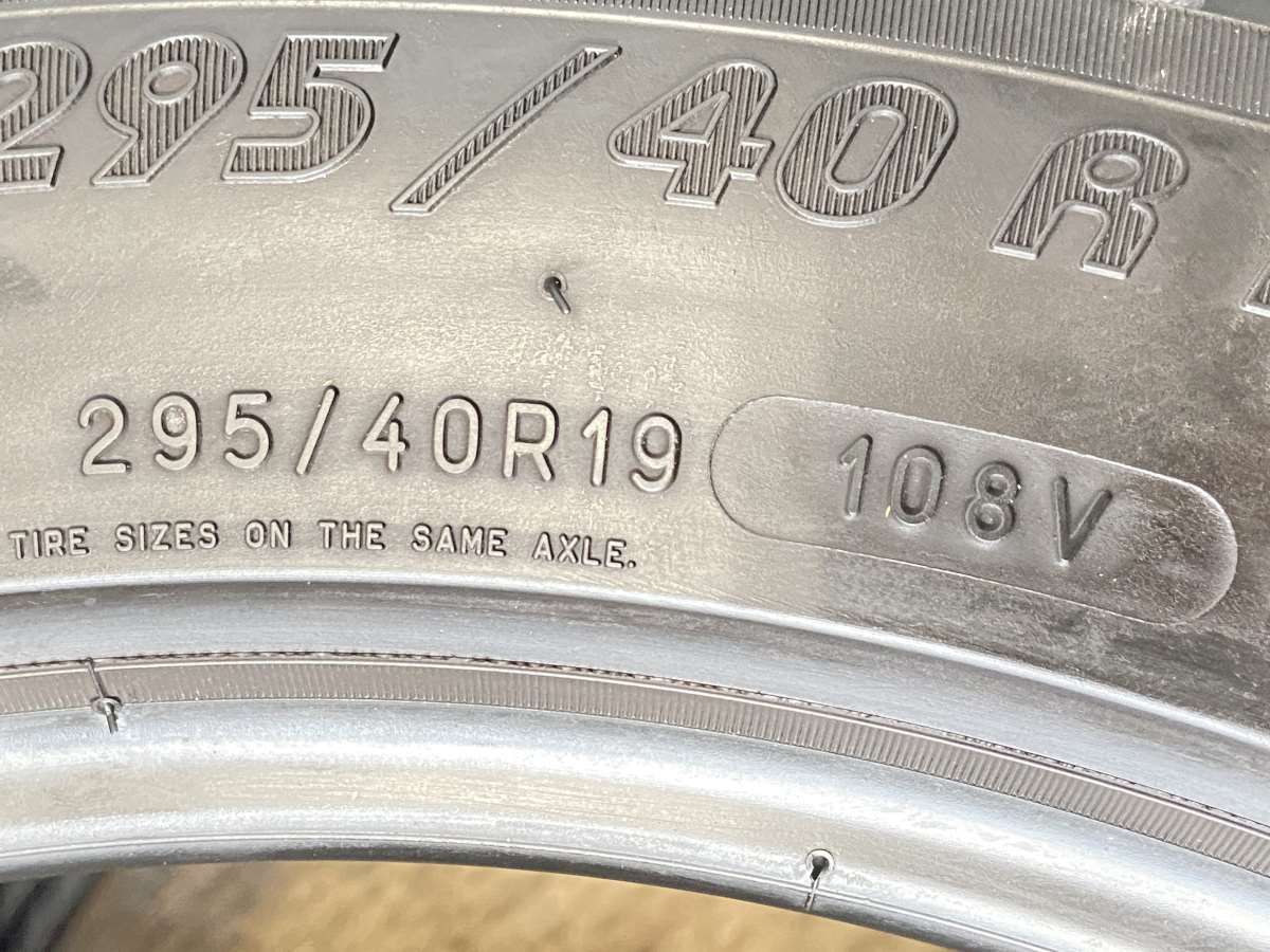 295/40R19 ミシュラン Pilot Alpin 中古タイヤ スタッドレスタイヤ 2本 