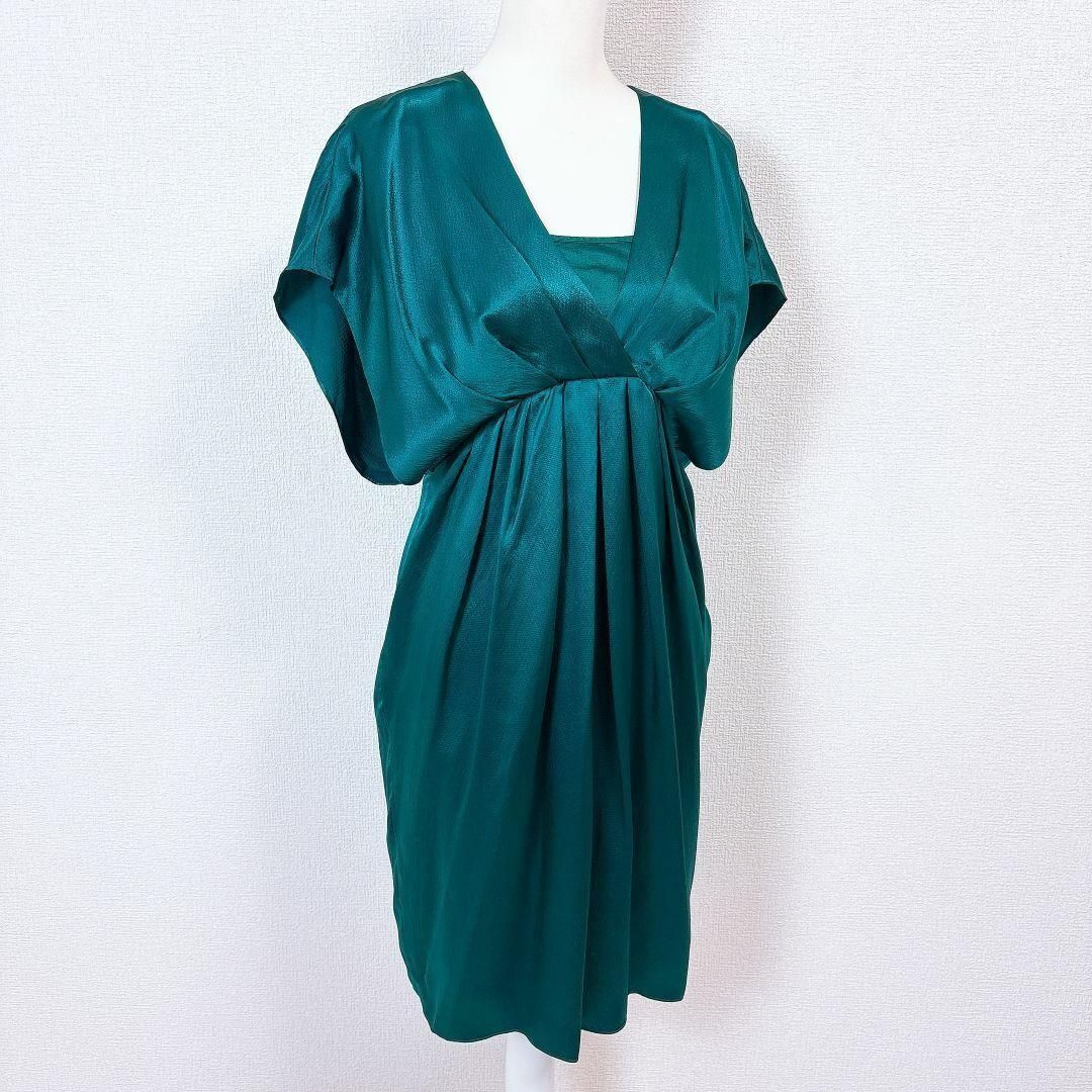 ロペ クラッセ ドレスワンピース シルク インナーキャミ付き 9