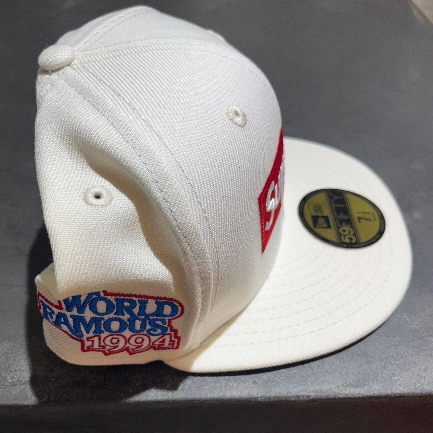 国内正規 SUPREME world famous Box Logo New Era Cap ワールド