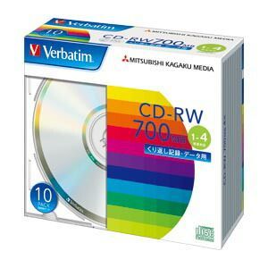 クーポン配布中-スーパー 対象 まとめ ＣＤ−ＲＷ 三菱ケミカルメディア ＰＣ ＤＡＴＡ用 ＣＤ−ＲＷ パソコンデータ用書き換えタイプ SW80QU10V1 4991348061432 1個 ×10セット