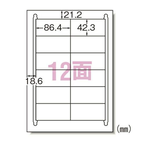 【まとめ買い10個セット品】 エーワン ラベルシール(プリンタ兼用) 75212 20枚