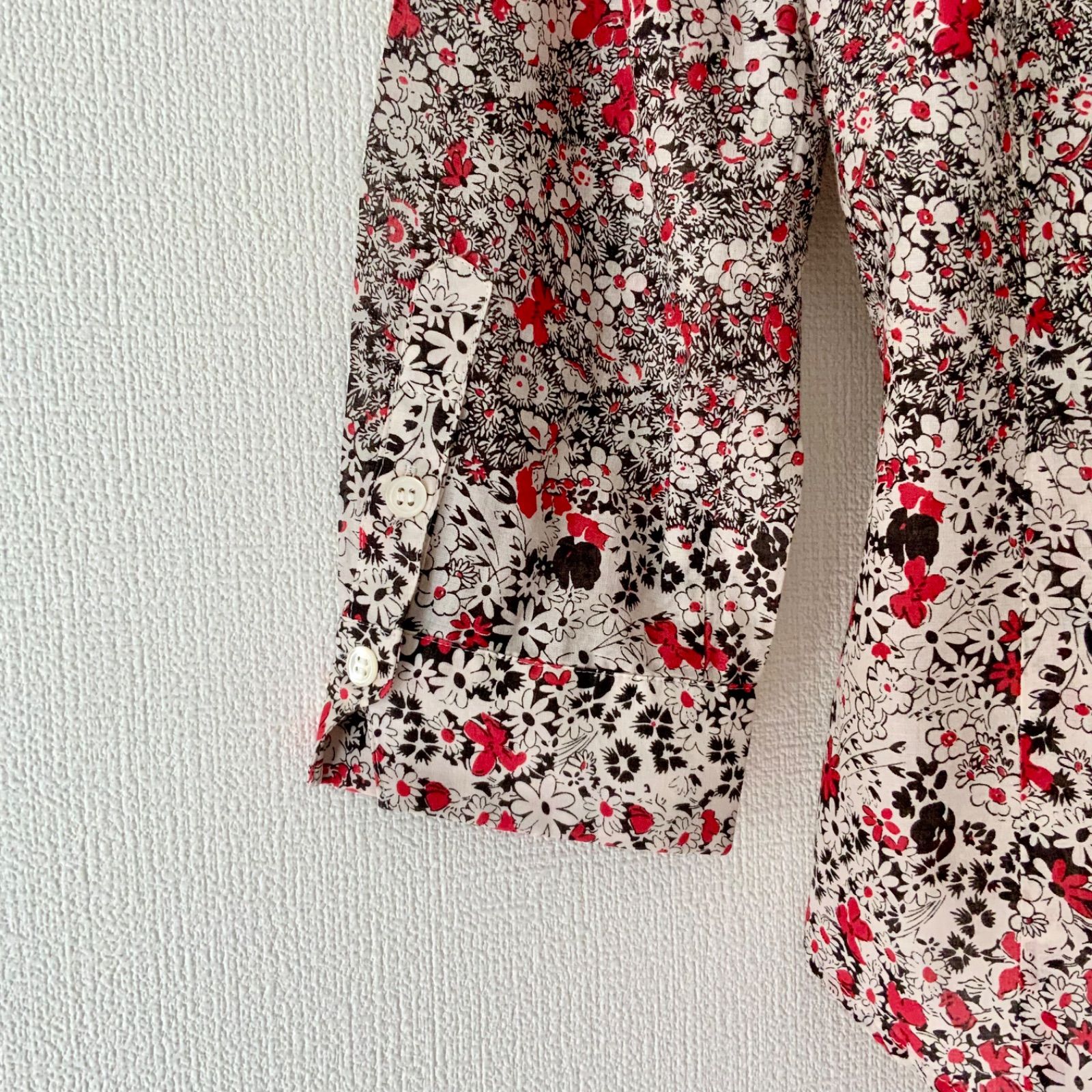 Paul Smith Black Label ポールスミスブラックレーベル】花柄 ブラウス 