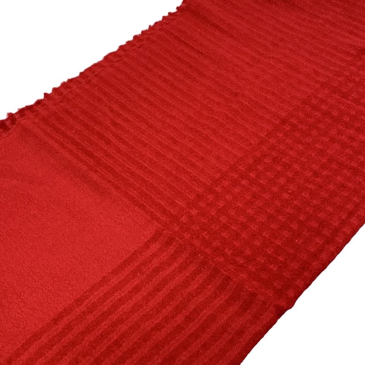 Falierosarti ファリエロサルティ ストール ショール - レッド ウール カシミヤ シルク WWW_WOWDIGSITE_COM