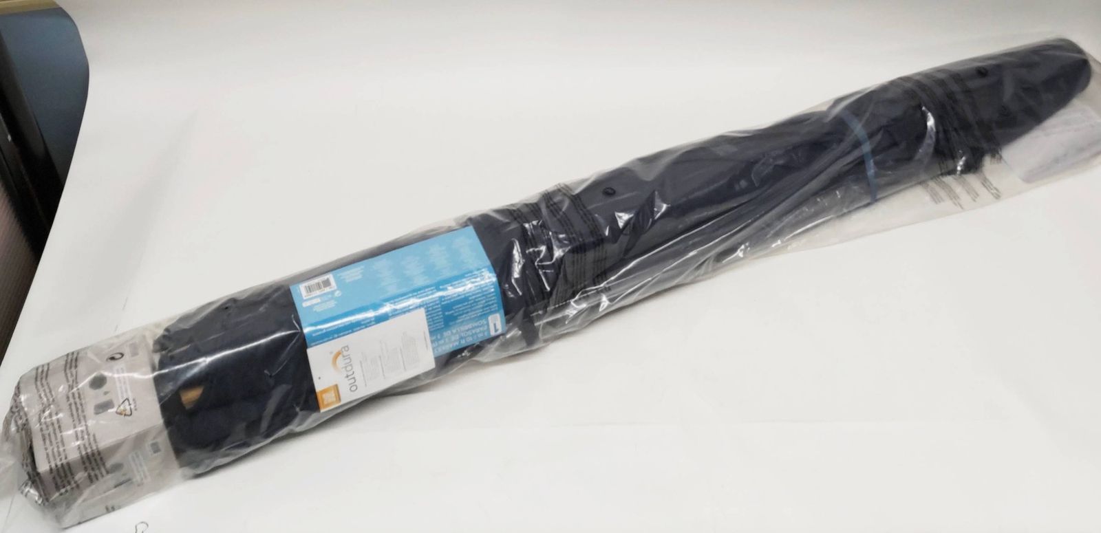 サンヴィラ 10フィート 3m LEDライト付 マーケットパラソル ネイビー系 アンブレラ 1710534 台座なし R2408-247