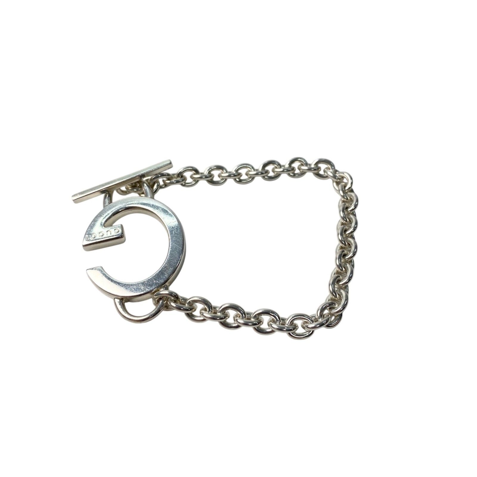 グッチ GUCCI インターロッキングG ブレスレット Ag925/20.7g 16