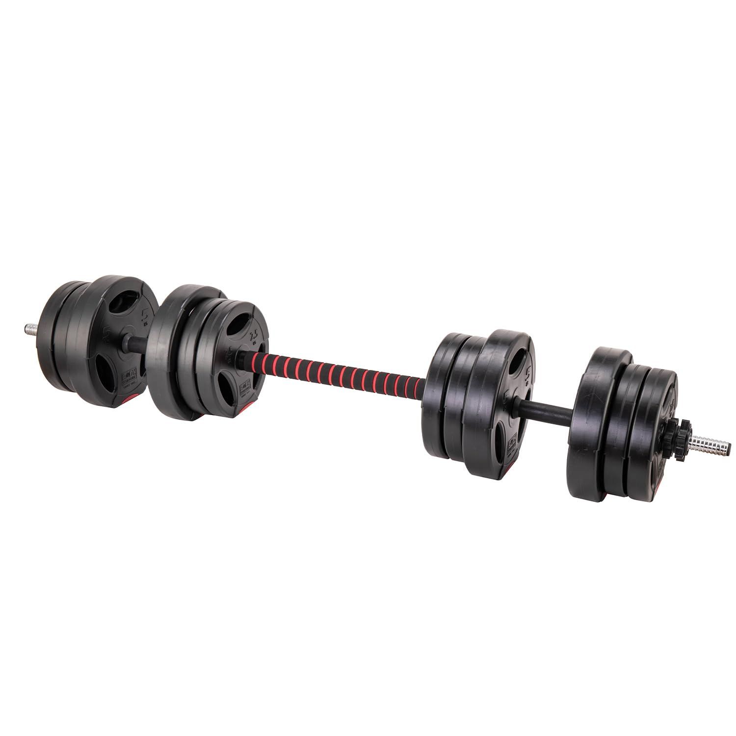 ボディスカルプチャー 2in1 20kg 40kgバーベルセット バーベル ダンベル 可変式 可変式ダンベル 2個セット 宅トレ トレーニング 鉄アレイ 筋トレ 筋肉 ウエイト シャフト