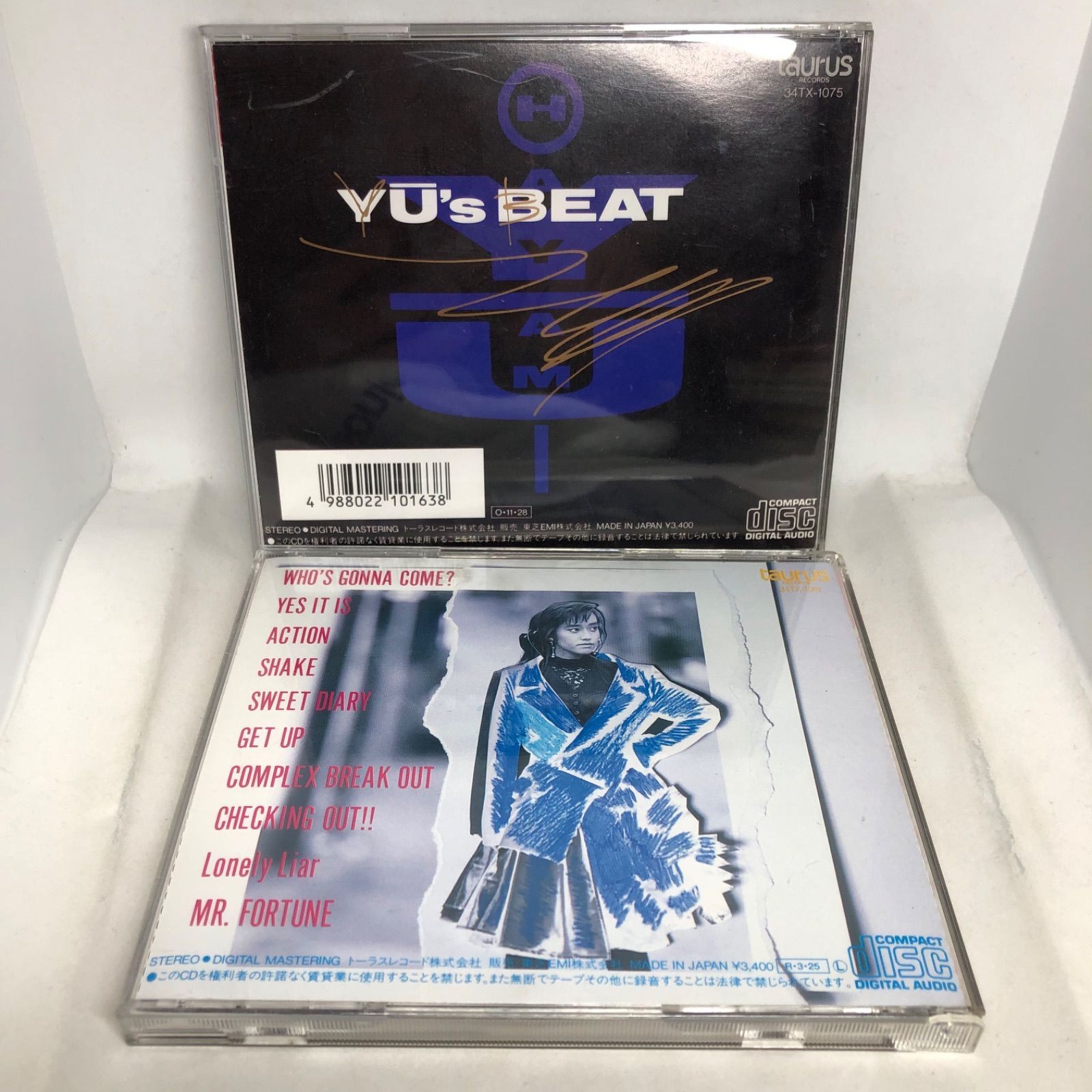 早見優 『YU'S BEAT』 と 『フーズ・ゴナ・カム?』 中古CD ２枚セット