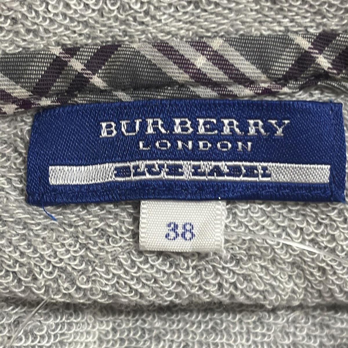 BURBERRY BLUE LABEL 七分袖 チュニック ノバチェック 38