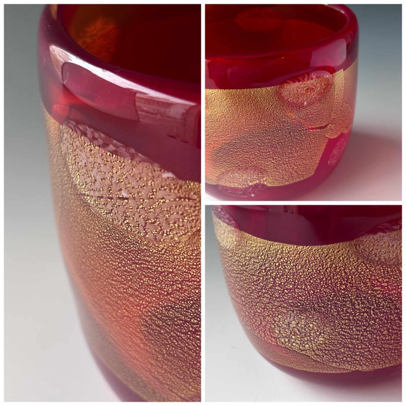 茶道具　金彩　ガラス　水指　銘「花火」石橋忠三郎　共箱　工芸　夏　茶会 茶道具 金彩 ガラス 水指 銘「花火」石橋忠三郎 共箱 工芸 夏 茶会 夏