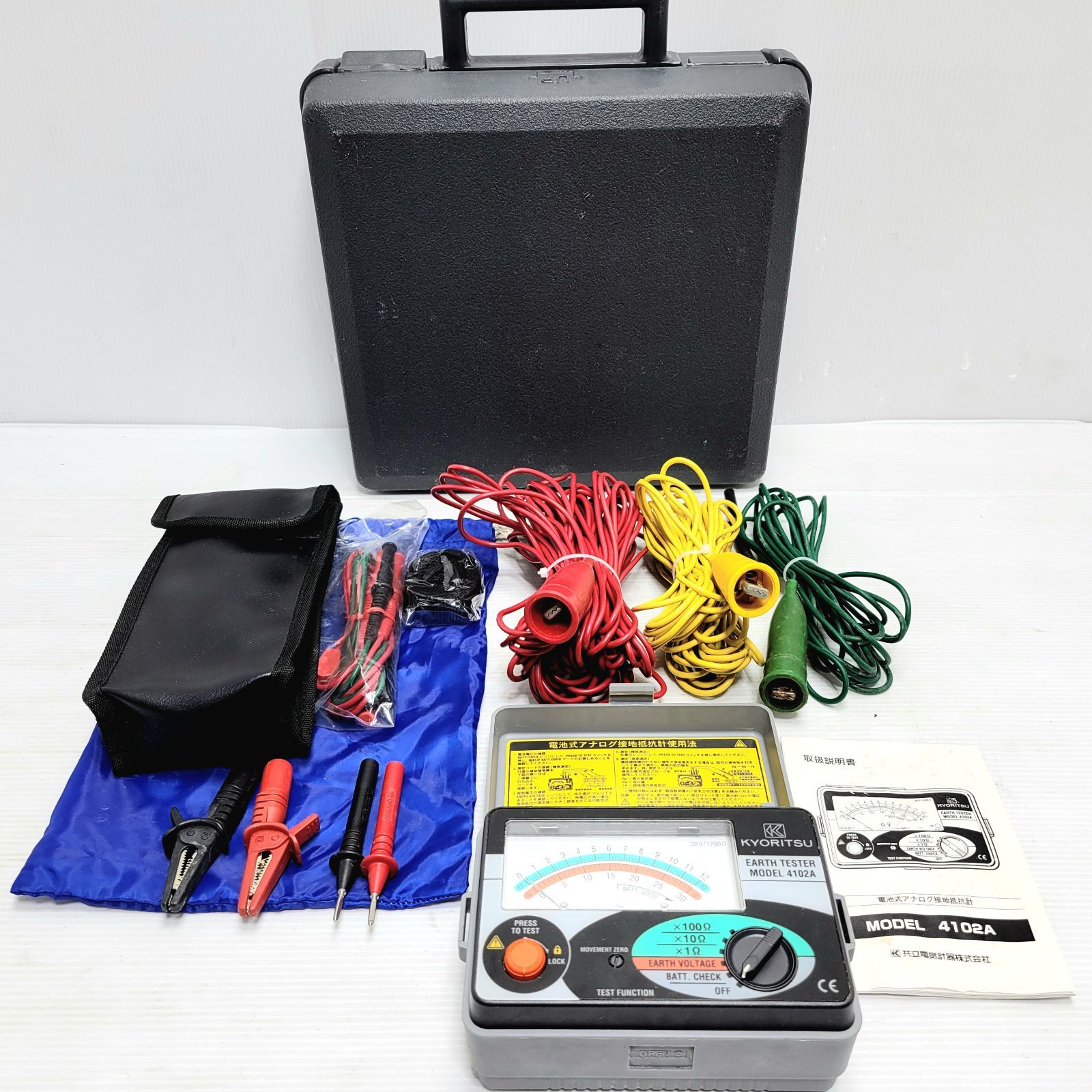 KYORITU 共立電気 電池式アナログ接地抵抗計 MODEL 4102A