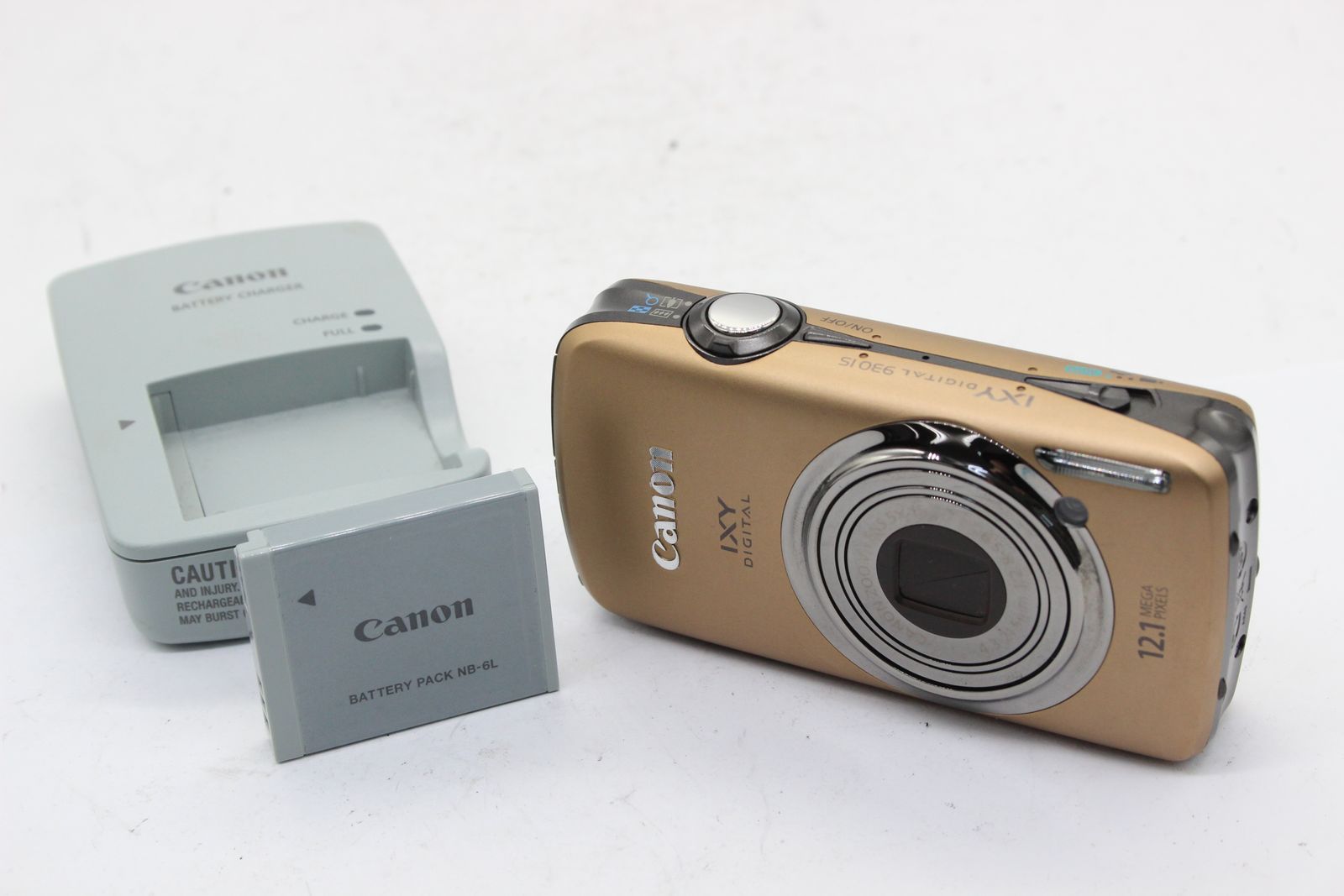 返品保証】 キャノン Canon IXY Digital 930 IS ブラウン 5x 
