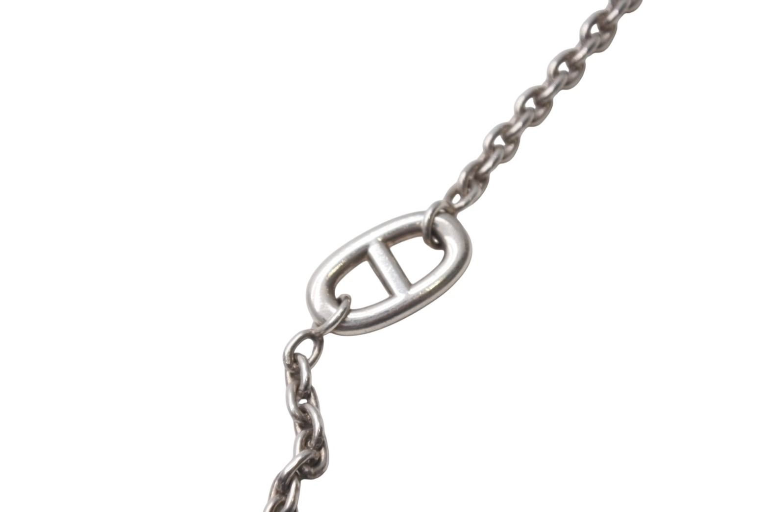 HERMES エルメス シェーヌダンクル ロング ネックレス 新型 ファラン  