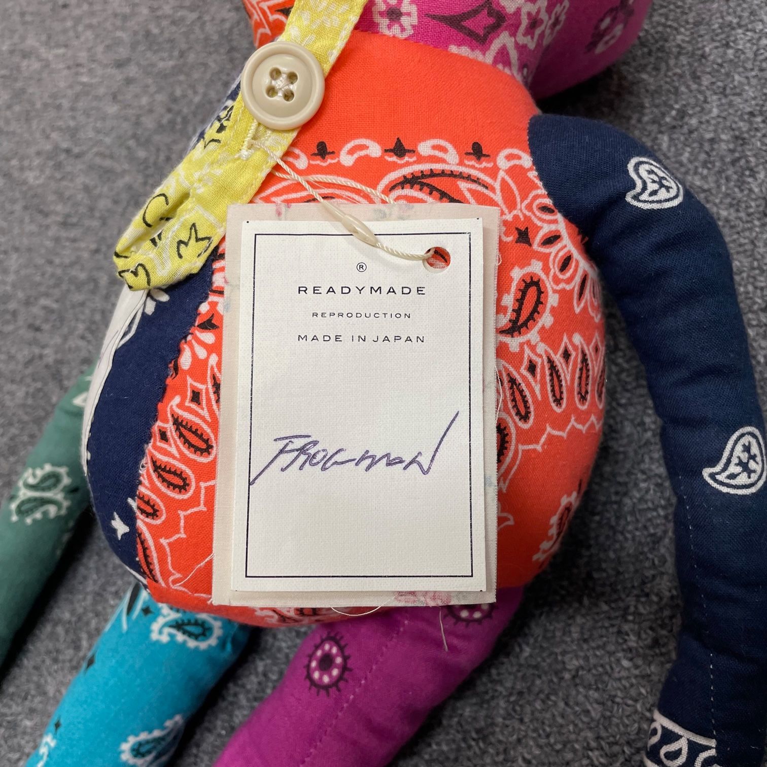 定価27500円 READYMADE MULTI BANDANA Frog Man RE-CO-MU-00-00-17