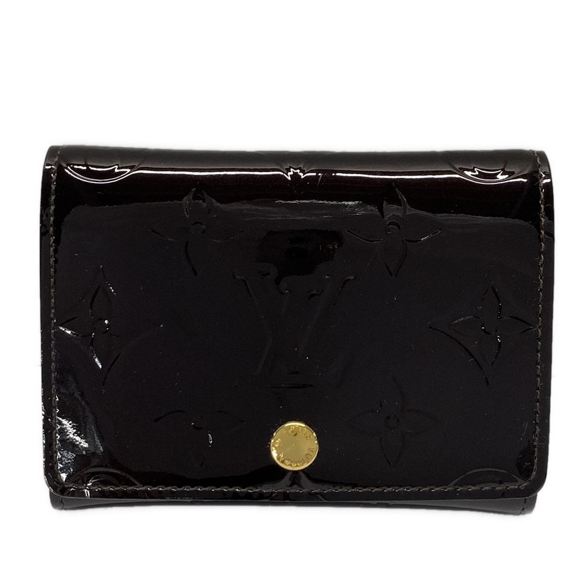 新品同様 LOUIS VUITTON(ルイヴィトン) 名刺入れ モノグラムヴェルニ 小物