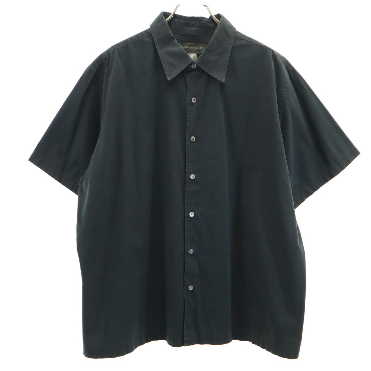 BANANA REPUBLIC ベロアシャツ MブラックVINTAGE BANANA REPUBLIC ベロアシャツ MブラックVINTAGE トップス