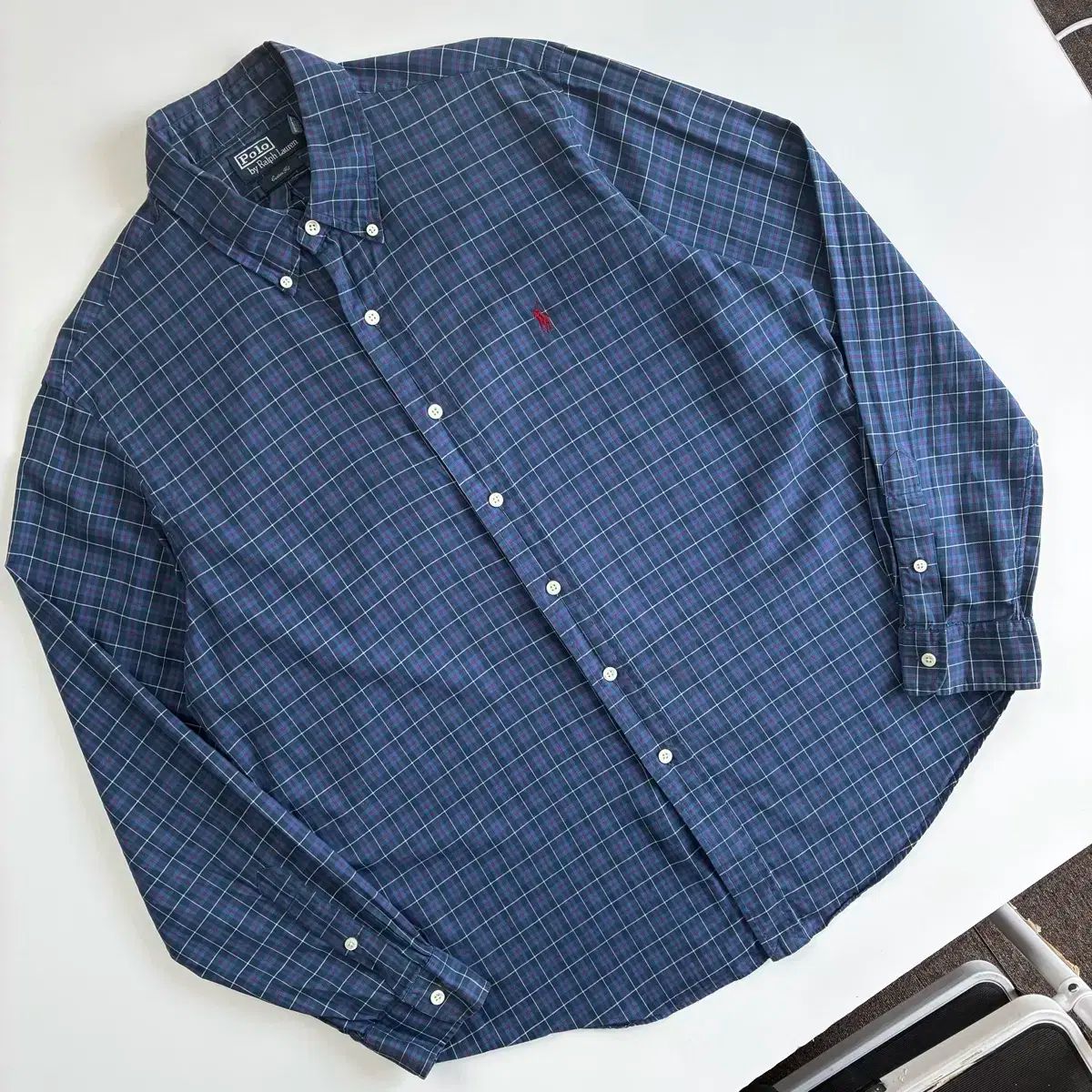 Polo ポロ Ralph Lauren ラルフローレン 刺繡 チェック シャツ