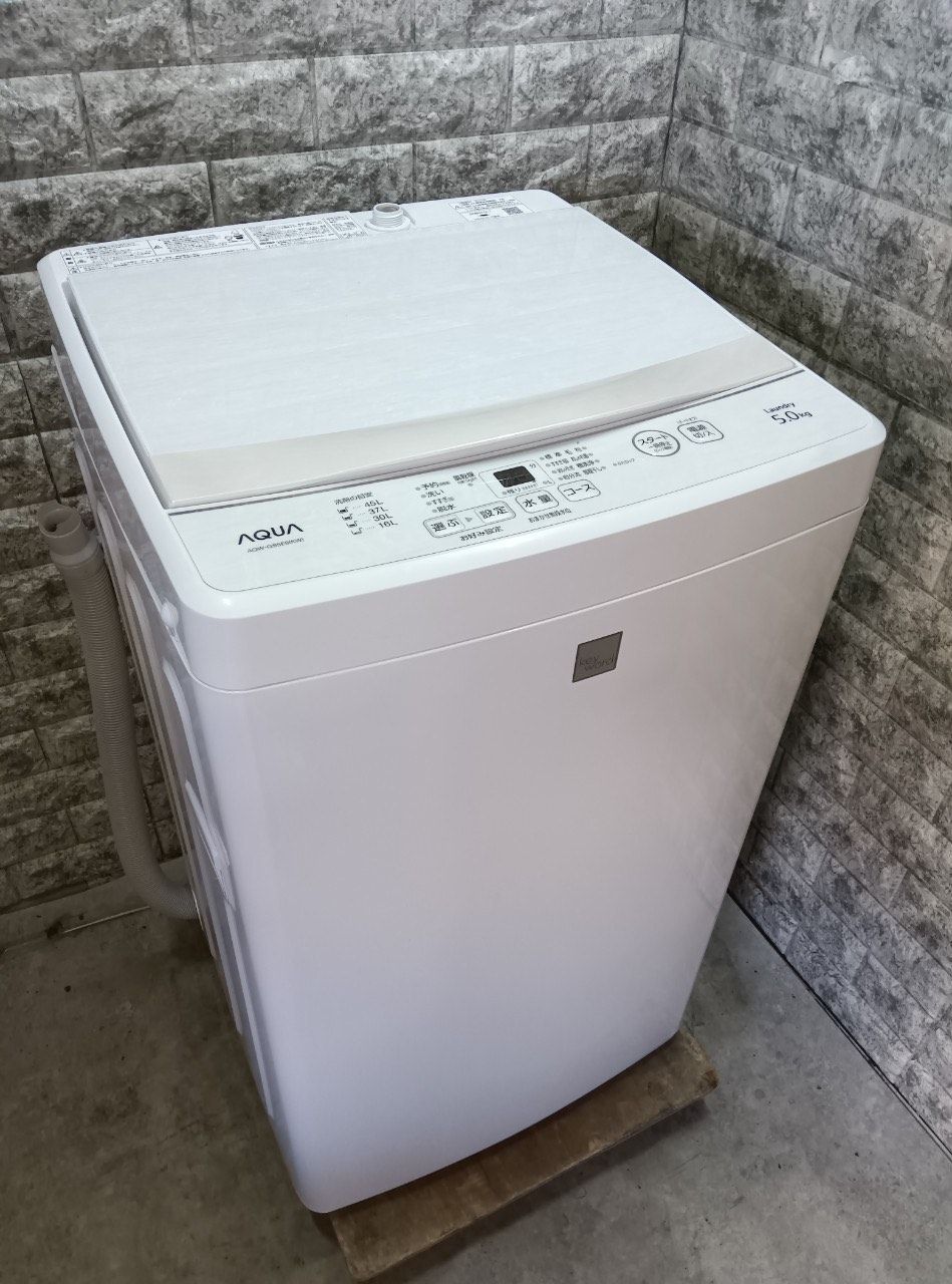 美品】大阪送料無料☆3か月保障付き☆洗濯機☆2019年☆アクア☆5kg  