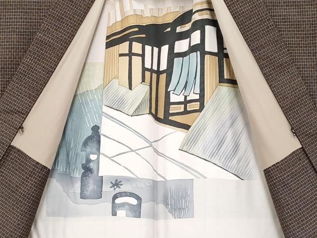 平和屋本店□極上 男性 国指定重要無形文化財 本場久米島紬 手織