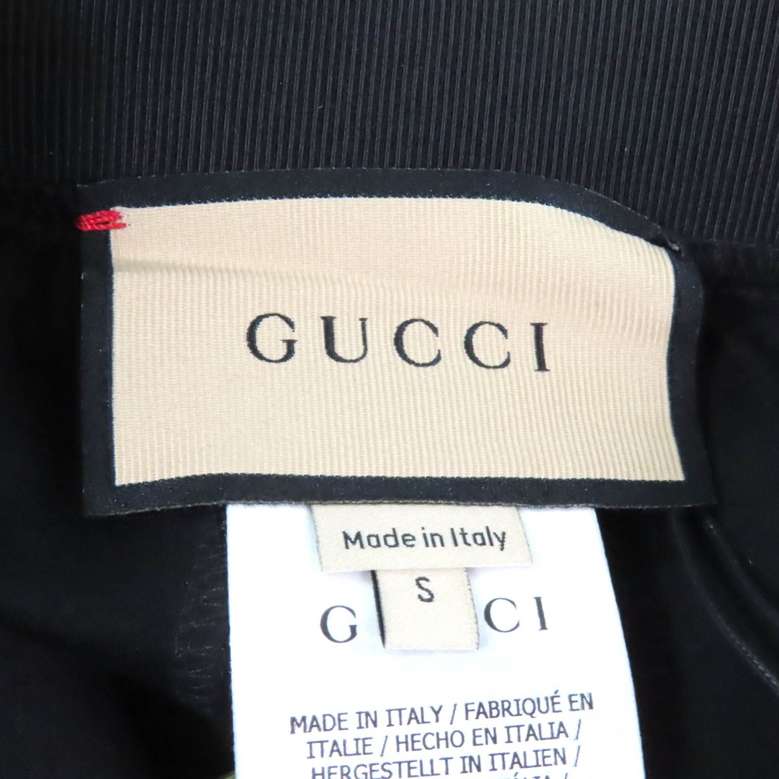未使用品☆GUCCI グッチ 22SS 688421 ロゴデザイン バイカー