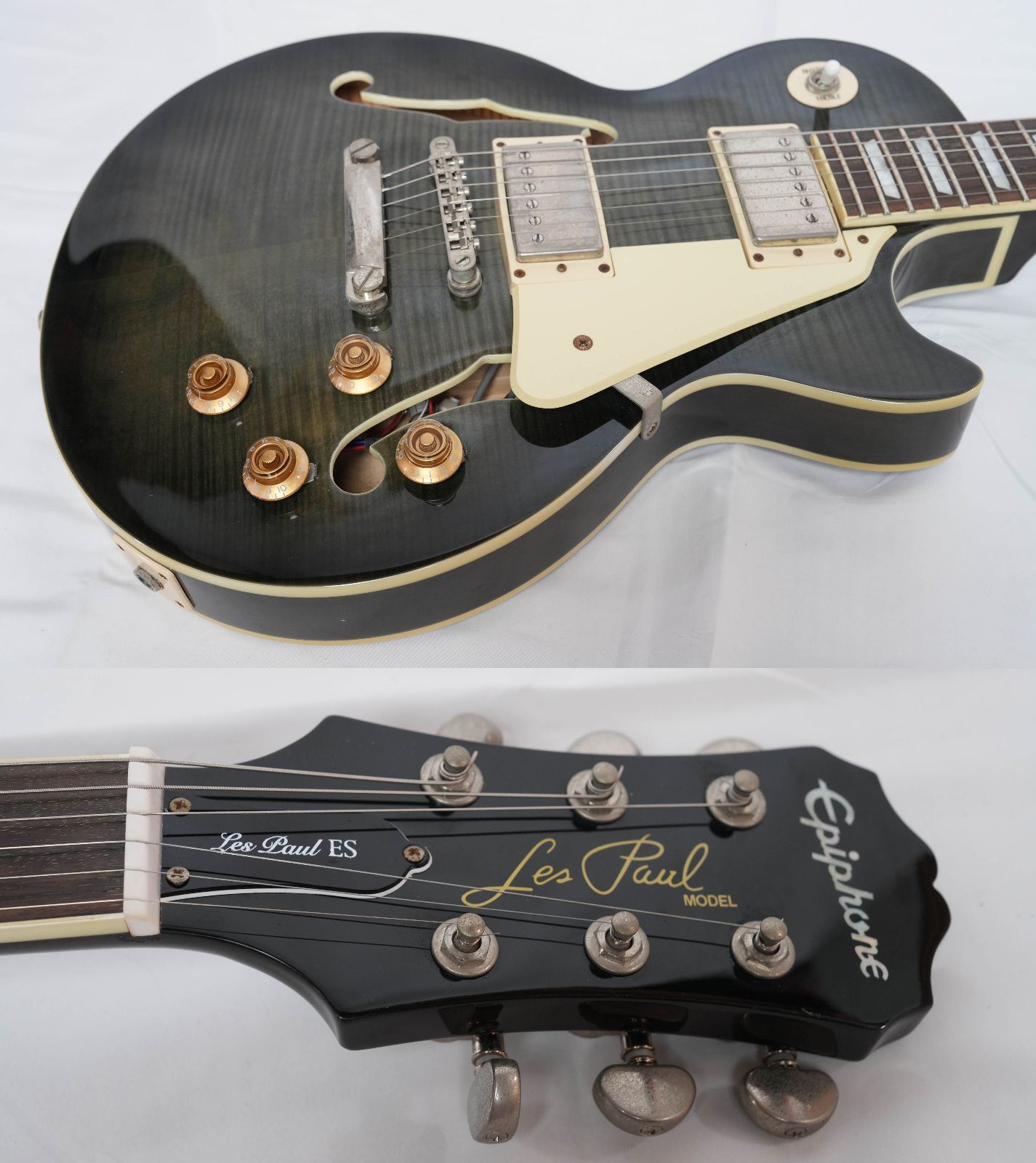 Epiphone Les Paul ES ブラック Amazon | Epiphone Les Paul ES PRO Trans Black エレキギター