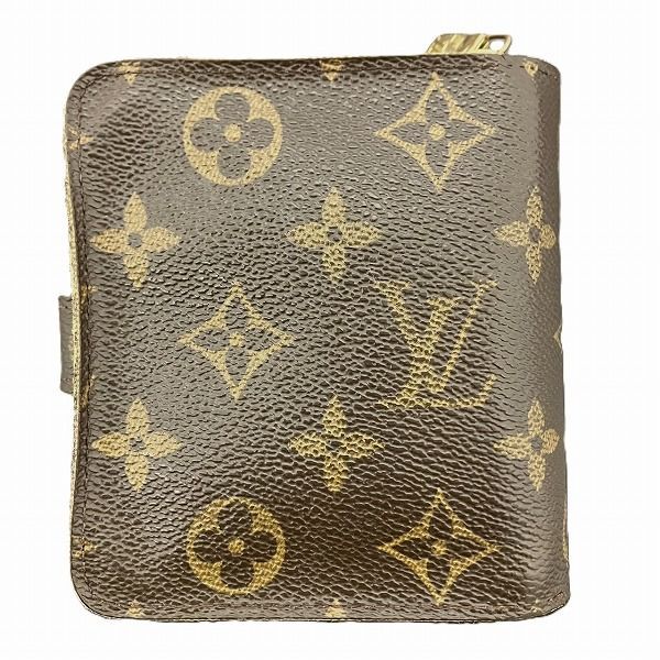 ルイヴィトン LOUIS VUITTON モノグラム コンパクトジップ 二つ折り ルイヴィトン Louis Vuitton モノグラム コンパクトジップ M61667 2