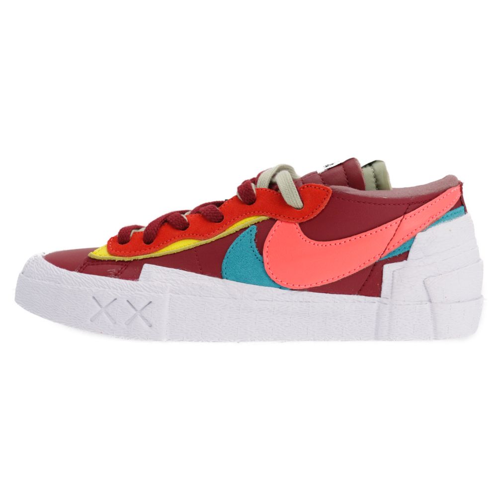 NIKE (ナイキ) ×sacai ×KAWS BLAZER LOW DM7901-600 サカイ カウズ ブレザー ローカットスニーカー ボルドー  US6/24cm - メルカリ