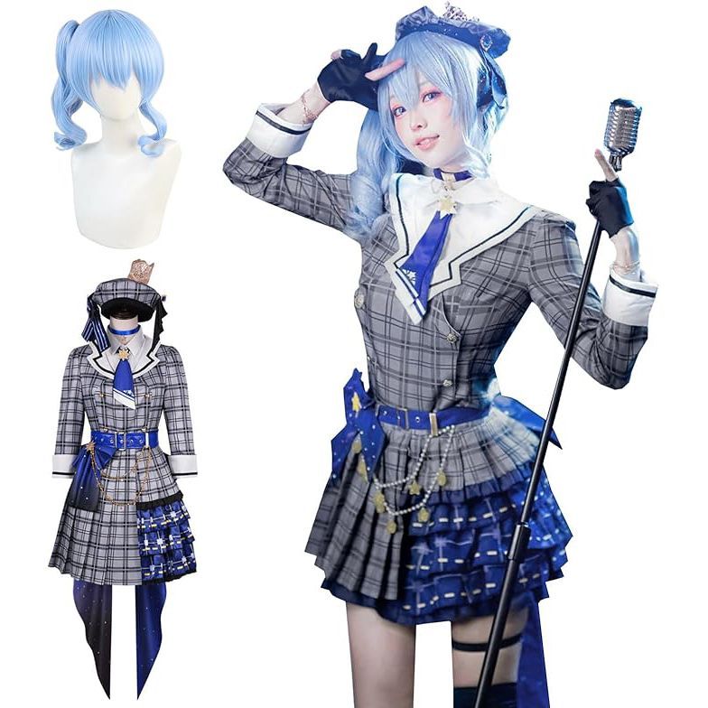 ⭐︎❤️SALE❤️VTuber コスプレ ウィッグ付き フルセット Lサイズ 人気商品❤️VTuber コスプレ ウィッグ付き フルセット Lサイズ 【公式