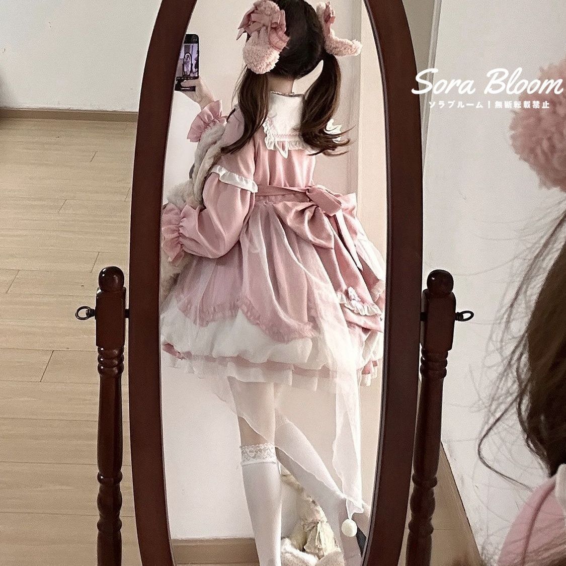 Lolita ロリータ ワンピース 魔法少女 コスプレ 星柄 ピンク 甘ロリ 撮影 プレゼント