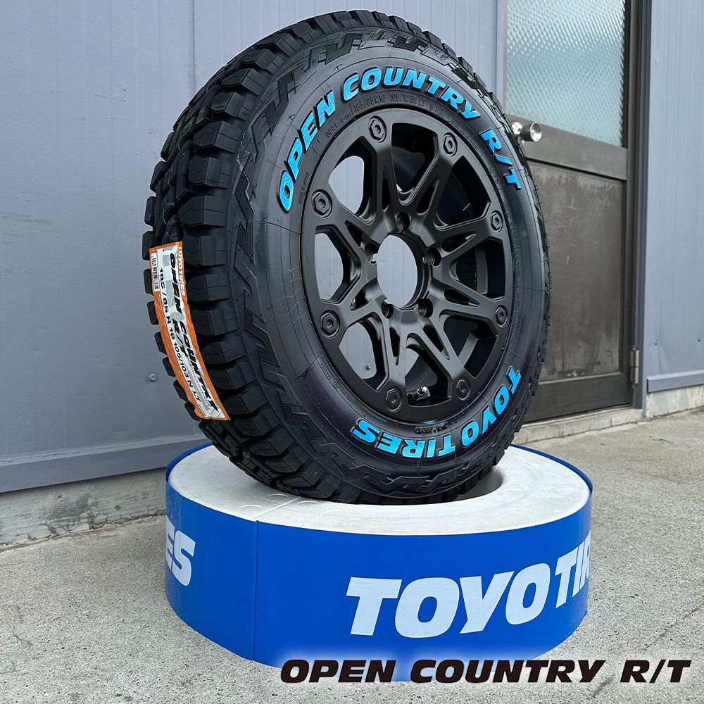 人気 ジムニー タイヤホイールセット TOYO オープンカントリーRT 185/85R16 ホワイトレター 16インチ BDX08 新品4本セット