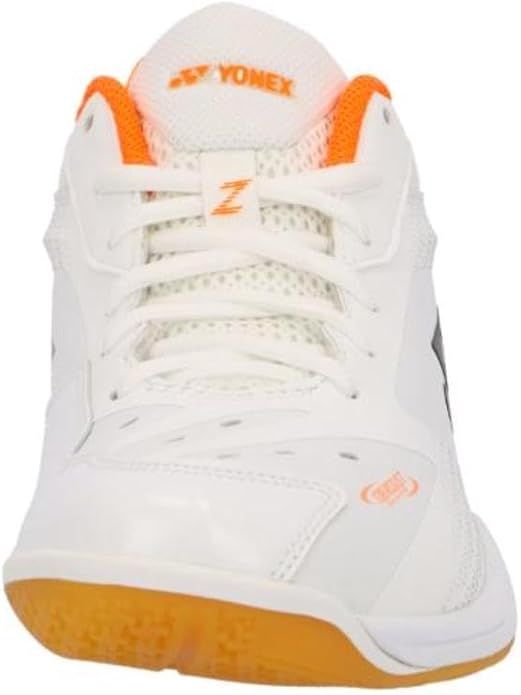  ヨネックス バドミントンシューズ パワークッション65 Zワイド ホワイト オレンジ シューズ バドミントン