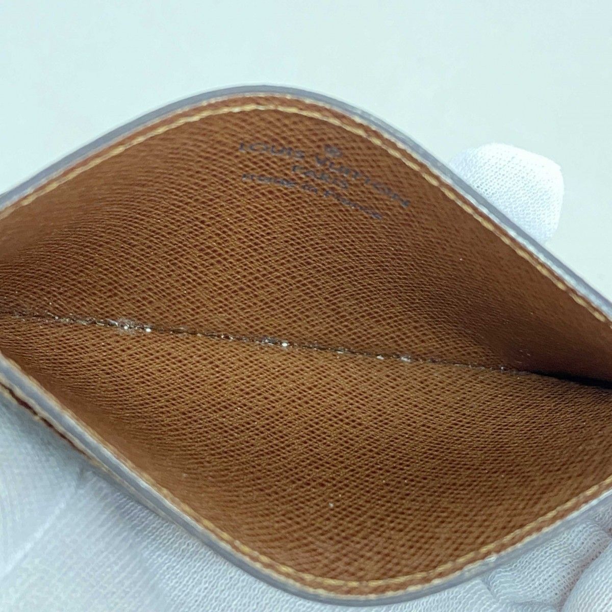 5ic3468-h】ルイヴィトン カードケース モノグラム ポルトカルトサーン  