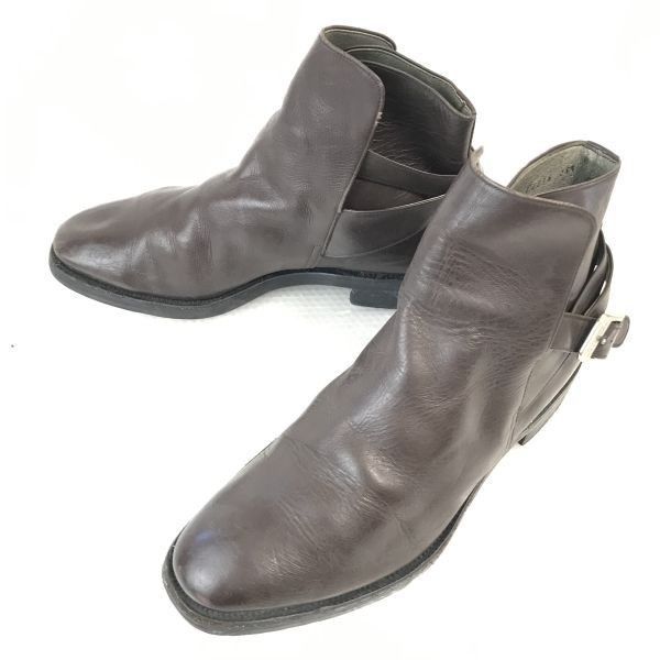 バーバリー/BURBERRY BLACK LABEL【25.5/茶/BROWN】本革/グッドイヤー製法/ショートブーツ/ベルト/ジョッパー/Shoes/boots◇pWB93-8  #BUZZBERG BUZZBERG メルカリ