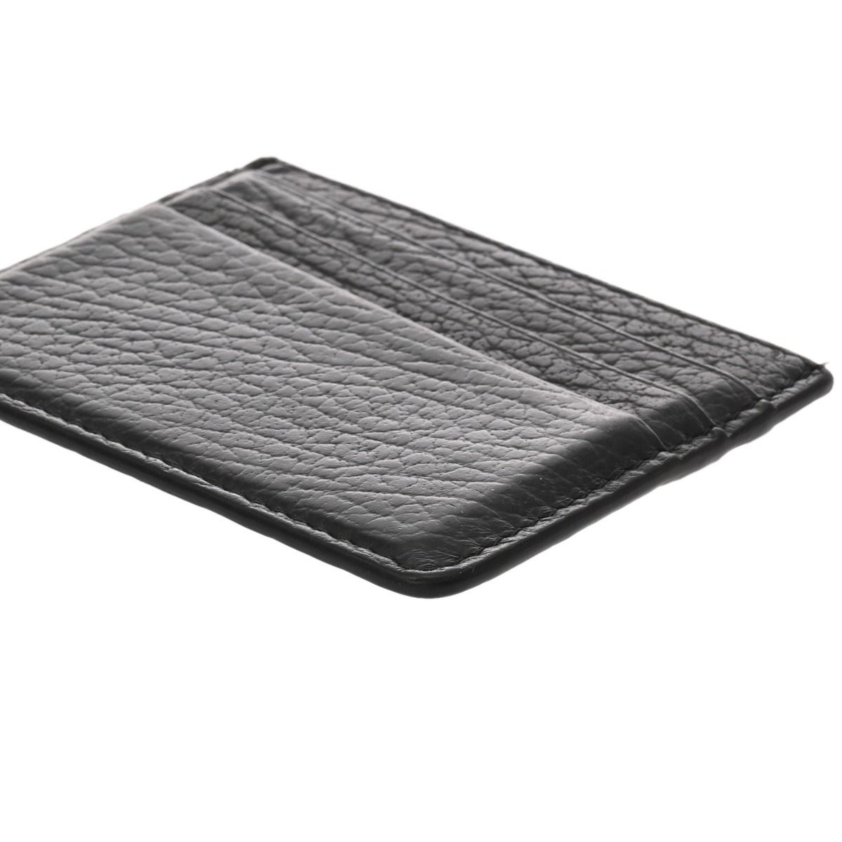  メゾン マルジェラ カードケース ブラック ユニセックス レザー 名刺入れ 小物