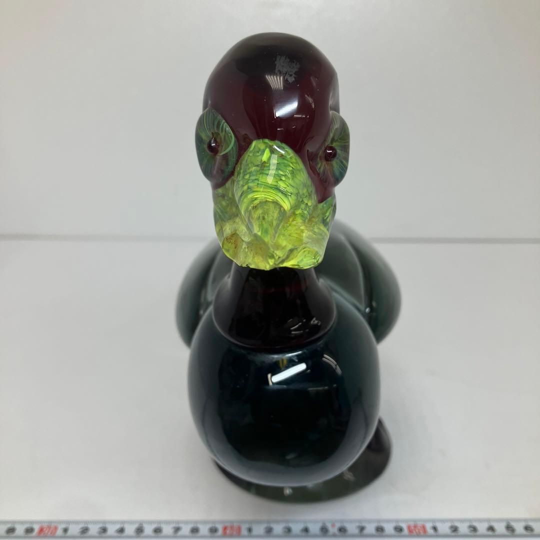 ムラノガラス　アヒル特大置物 5236g 東H6-0131① ムラノガラス アヒル特大置物 5236g 東H6-0131① - メルカリ