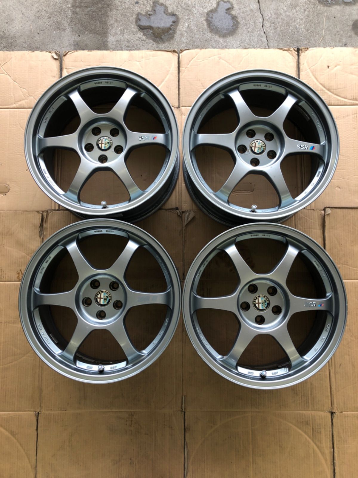 SSR type-C タイプ-C MEXC-S アルファロメオ　アバルト　フィアット 17×7.5J＋32 5H98 b37