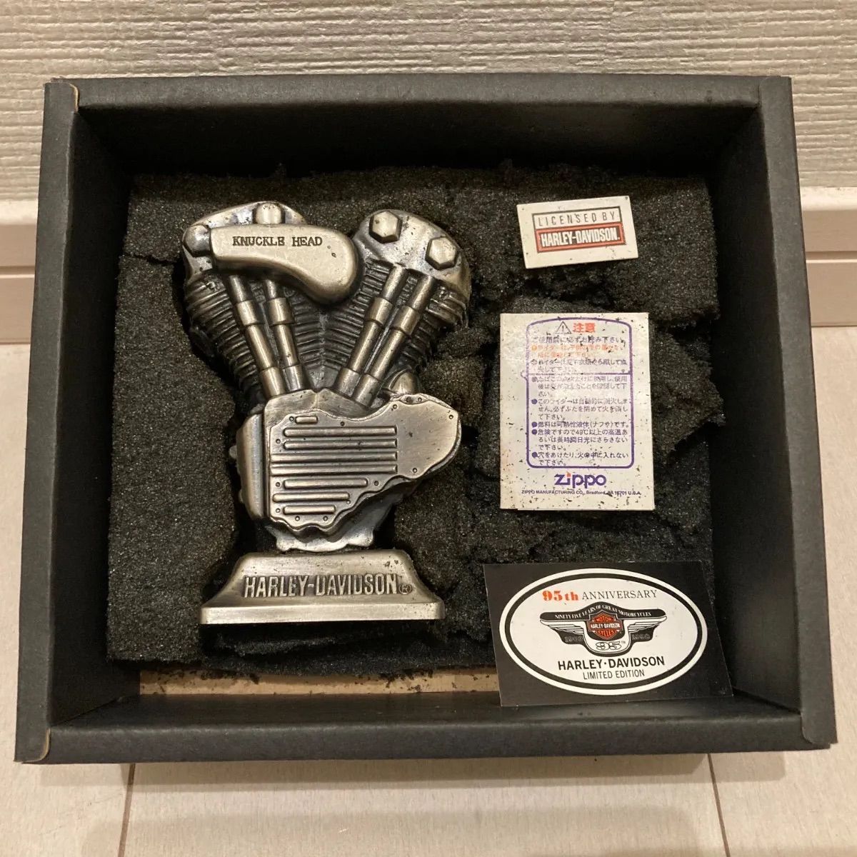 ハーレーダビッドソン ナックルヘッド 95周年記念 限定品 Zippo 