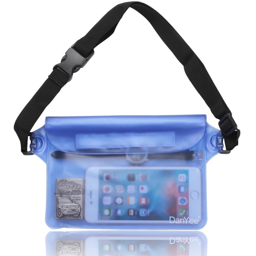 【色: ブルー】防水バッグ 防水ポーチ PVC素材 3重チャック 完全防水 肩掛 Amazon.co.jp: 防水バッグ 防水ポーチ PVC素材 3重チャック 完全