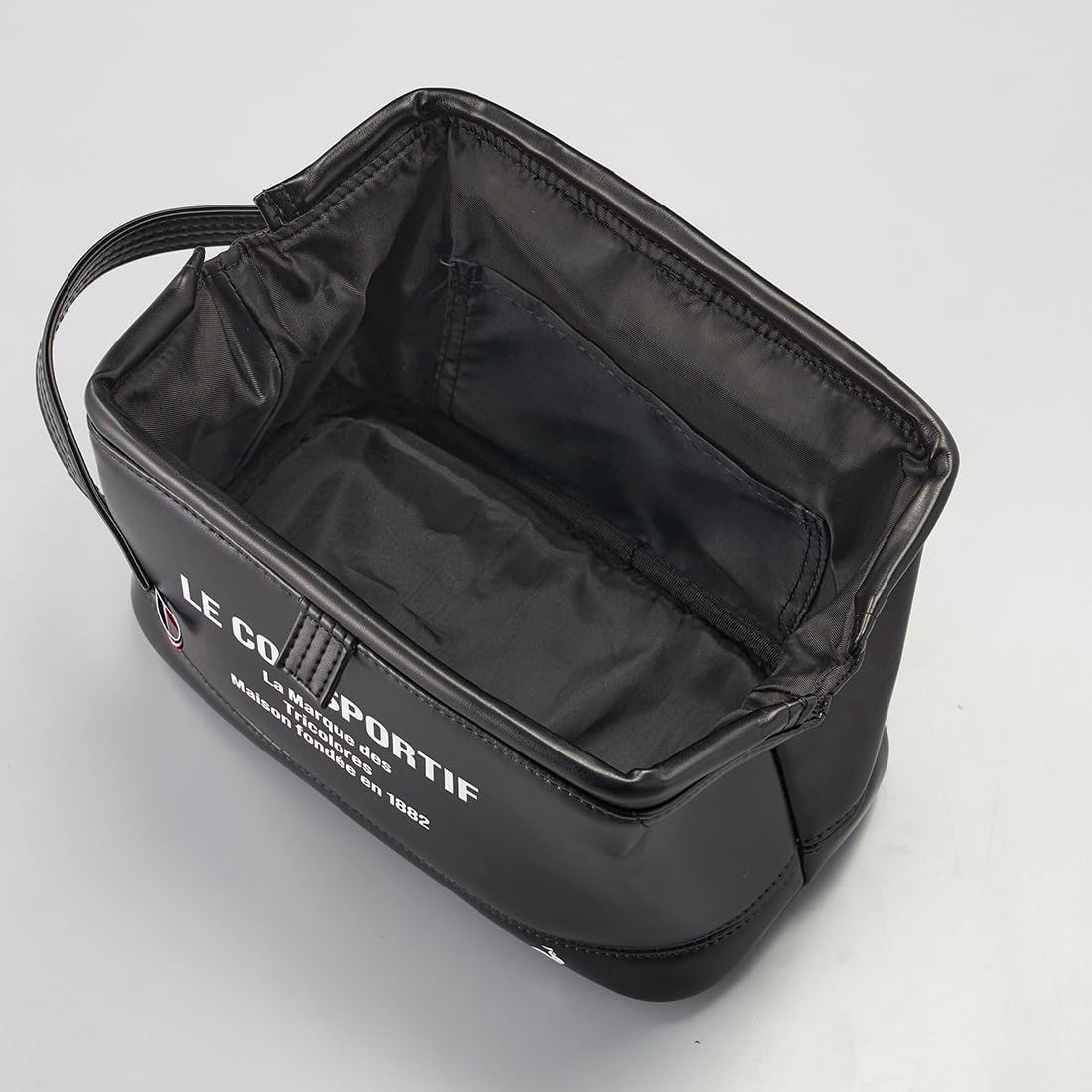 ルコックスポルティフ ゴルフ カートポーチ【ブラック】新品！ 縦型／クラッチタイプ 2WAYカートポーチ(ラウンドバッグ)