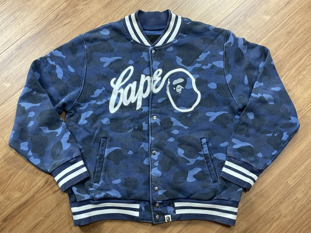 36 A BATHING APE アベイシングエイプ color camo 猿迷彩 青迷彩