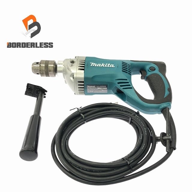 比較的 makita マキタ 電気ドリル 6305 100V 鉄工13mm 木工30mm コード式 電動ドリル 穴あけ 106901
