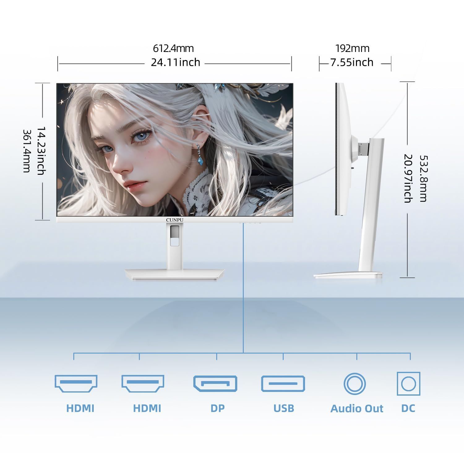 DP×1 ゲーミングモニター