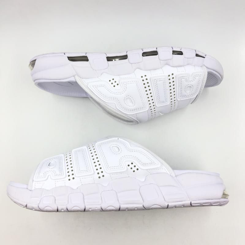 NIKE AIR MORE UPTEMPO SLIDE 28センチ　中古 中古】NIKE AIR MORE UPTEMPO Slide White 28cm FD9883-101[24
