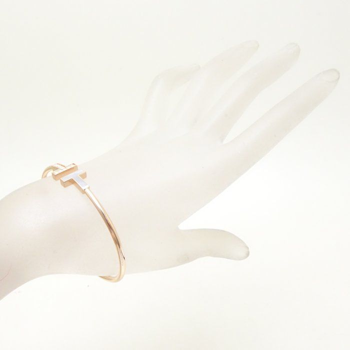 Tiffany & Co. Tワイヤーブレスレット ミディアム ローズゴールド Tiffany & Co. Tワイヤーブレスレット ミディアム ローズ