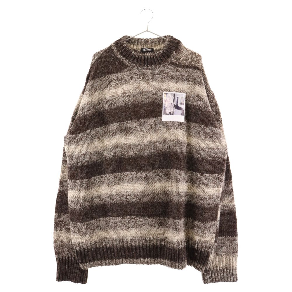 RAF SIMONS (ラフシモンズ) 20AW Striped Roundneck Sweater With ...